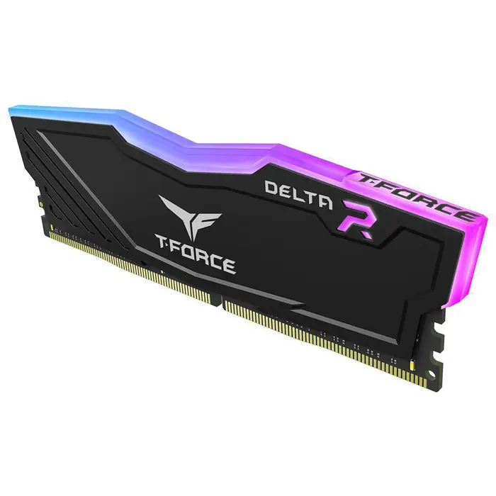 Team T-Force Delta RGB Black 16GB (2x8GB) 3600MHz CL18 DDR4 Gaming Ram (TF3D416G3600HC18JDC01)