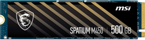 MSI Spatium M450 500GB 3600/2300MB/sn PCIe 4.0 NVMe M.2 SSD Disk