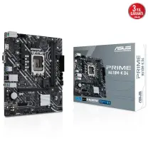 ASUS Prime H610M-K D4 Intel H610 Soket 1700 DDR4 3200MHz mATX Gaming (Oyuncu) Anakart