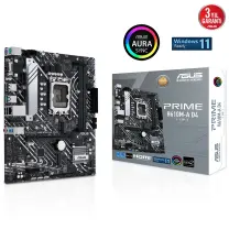 ASUS Prime H610M-A D4-CSM Intel H610 Soket 1700 DDR4 3200MHz mATX Gaming (Oyuncu) Anakart