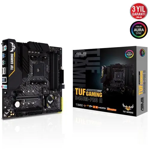 Asus ROG Strix GeForce RTX 3090 OC ROG-STRIX-RTX3090-O24G-GAMING 24GB GDDR6X 384Bit DX12 Ekran Kartı + Asus TUF Gaming B450M-PRO II AMD B450 Soket AM4 DDR4 4400(OC)MHz mATX Anakart Bundle