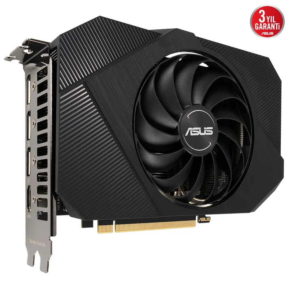 ASUS Phoenix GeForce RTX 3060 V2 PH-RTX3060-12G-V2 12GB GDDR6 192Bit DX12 Gaming (Oyuncu) Ekran Kartı