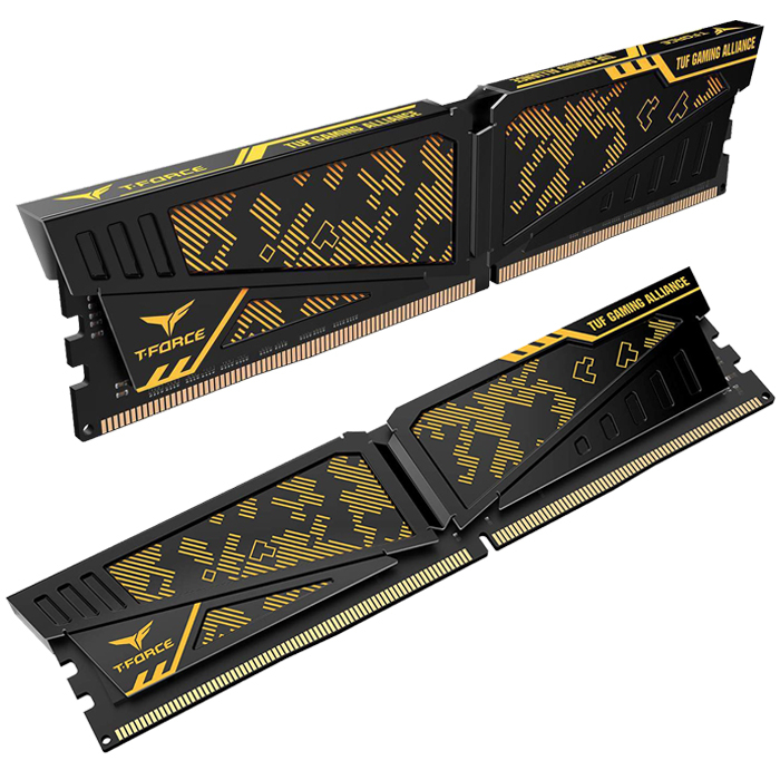 Team T-Force Vulcan TUF Gaming Alliance 16GB (2x8GB) DDR4 3200MHz CL16 Gaming Ram (TLTYD416G3200HC16FDC01)