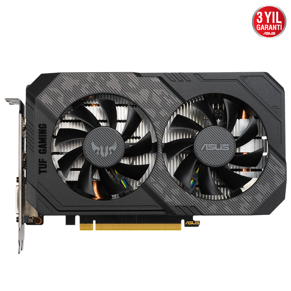 ASUS TUF Gaming GeForce GTX 1660 Ti EVO TUF-GTX1660TI-6G-EVO-GAMING 6GB GDDR6 192Bit DX12 Gaming (Oyuncu) Ekran Kartı