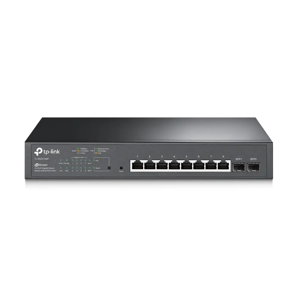 TP-Link TL-SG2210MP 10 Port Gigabit Yönetilebilir PoE Switch