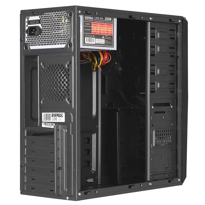 Everest 723A Peak-250W USB 2.0 ATX Mid-Tower Kasa