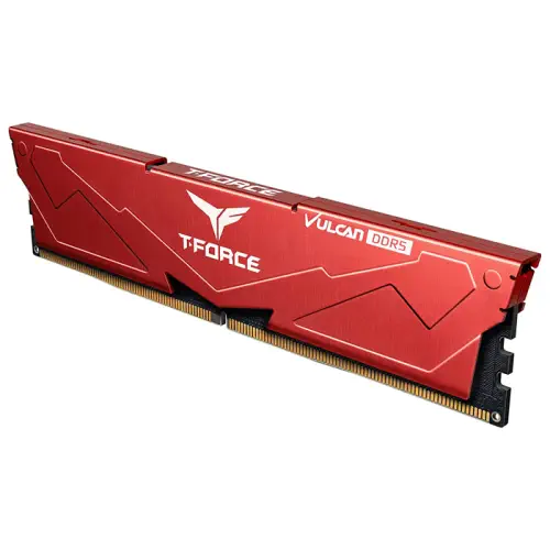 Team T-Force Vulcan 32GB (2x16GB) DDR5 5600MHz CL36 Kırmızı Gaming Ram (FLRD532G5600HC36BDC01)