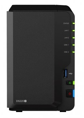 Synology DS220+ NAS 3.5″ 2 Yuvalı Nas Depolama Ünitesi