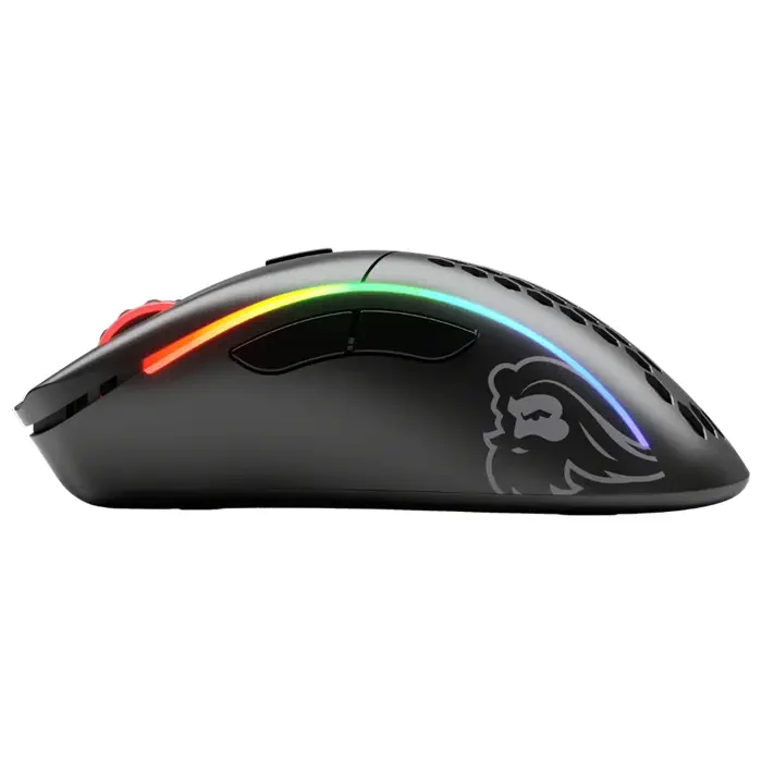 Glorious Model D Wireless GLRGLO-MS-DW-MB 19000 DPI 6 Tuş RGB Optik Mat Siyah Kablosuz Gaming (Oyuncu) Mouse