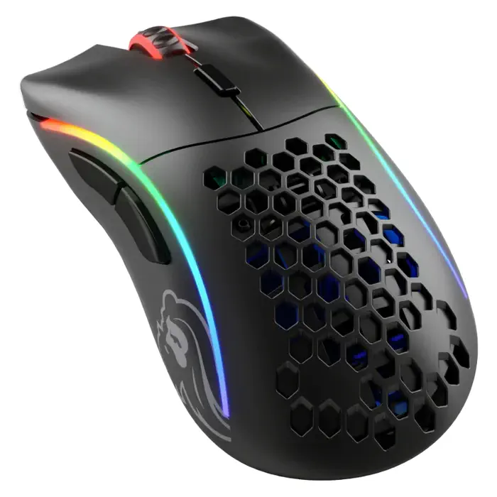 Glorious Model D Wireless GLRGLO-MS-DW-MB 19000 DPI 6 Tuş RGB Optik Mat Siyah Kablosuz Gaming (Oyuncu) Mouse