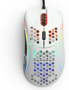 Glorious Model D GD-WHITE 12000 DPI 6 Tuş RGB Optik Mat Beyaz Kablolu Gaming (Oyuncu) Mouse