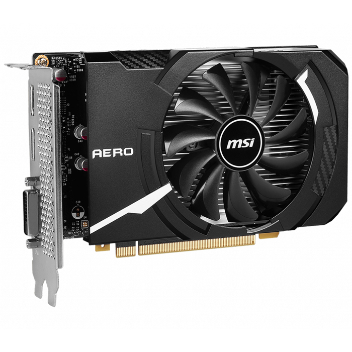 MSI GeForce GTX 1630 AERO ITX 4G 4GB GDDR6 64Bit DX12 Gaming (Oyuncu) Ekran Kartı