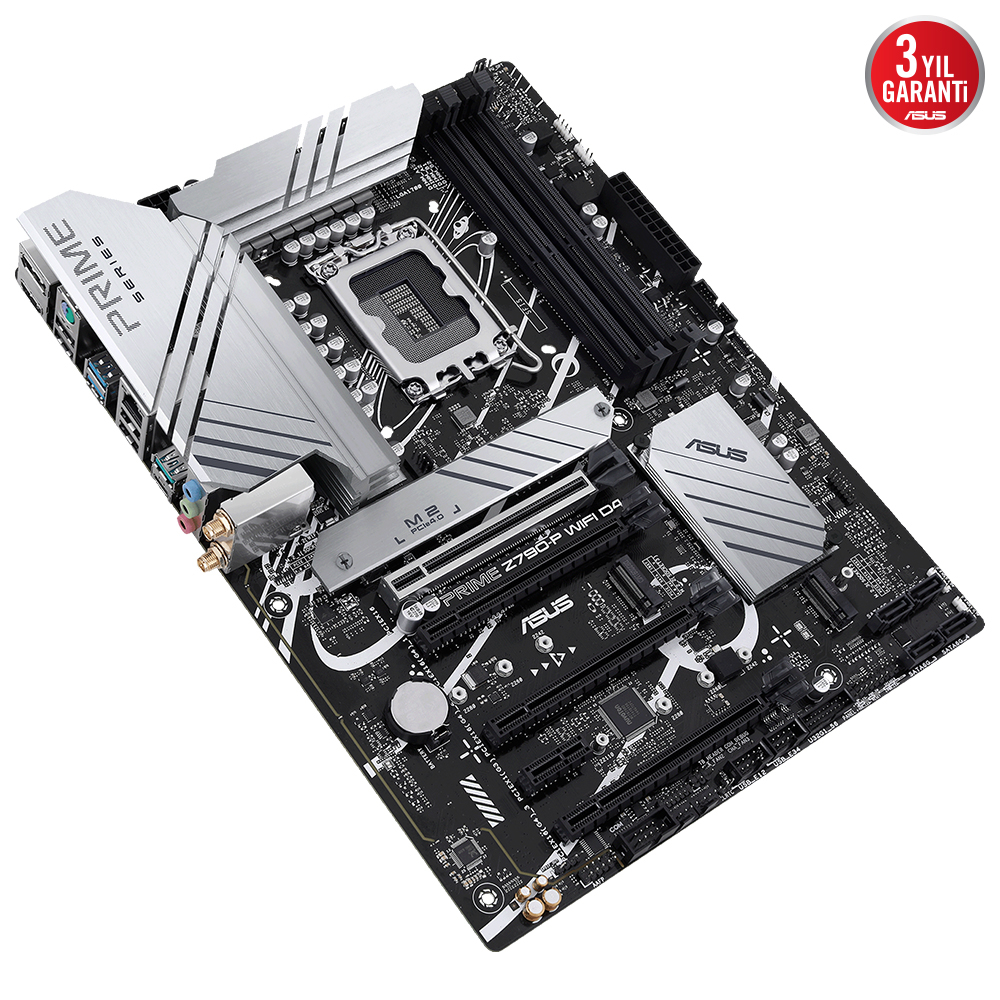 ASUS Prime Z790-P WIFI D4 Intel Z790 Soket 1700 DDR4 5333(OC)MHz ATX Gaming (Oyuncu) Anakart