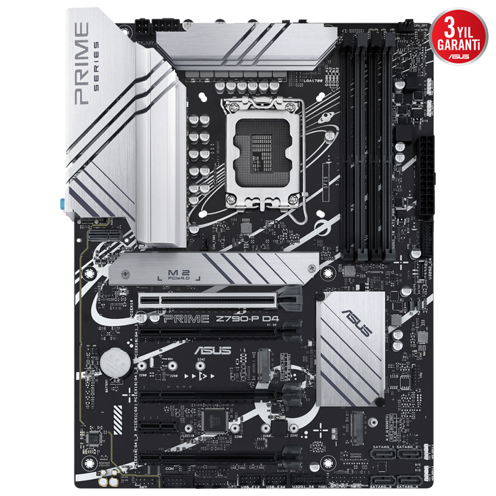 ASUS Prime Z790-P D4 Intel Z790 Soket 1700 DDR4 5333(OC)MHz ATX Gaming (Oyuncu) Anakart