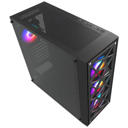 Vento VG12AL FSP 750W 80+ 4x120mm RGB Fan Temperli Cam USB 3.0 Mesh E-ATX Mid-Tower Gaming (Oyuncu) Kasa 