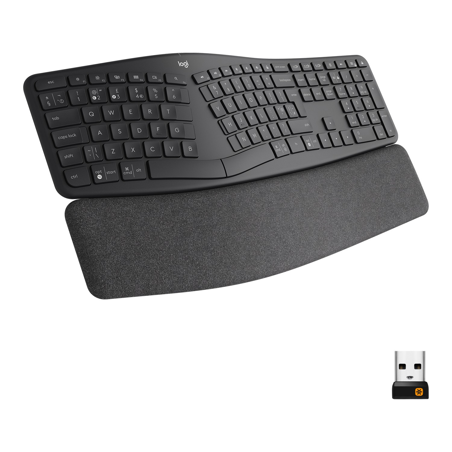 Logitech K860 Ergo 920-010109 TR Q Kablosuz Siyah Klavye