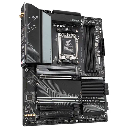 Gigabyte X670 Aorus Elite AX AMD X670 Soket AM5 DDR5 6666(OC)MHz ATX Gaming (Oyuncu) Anakart