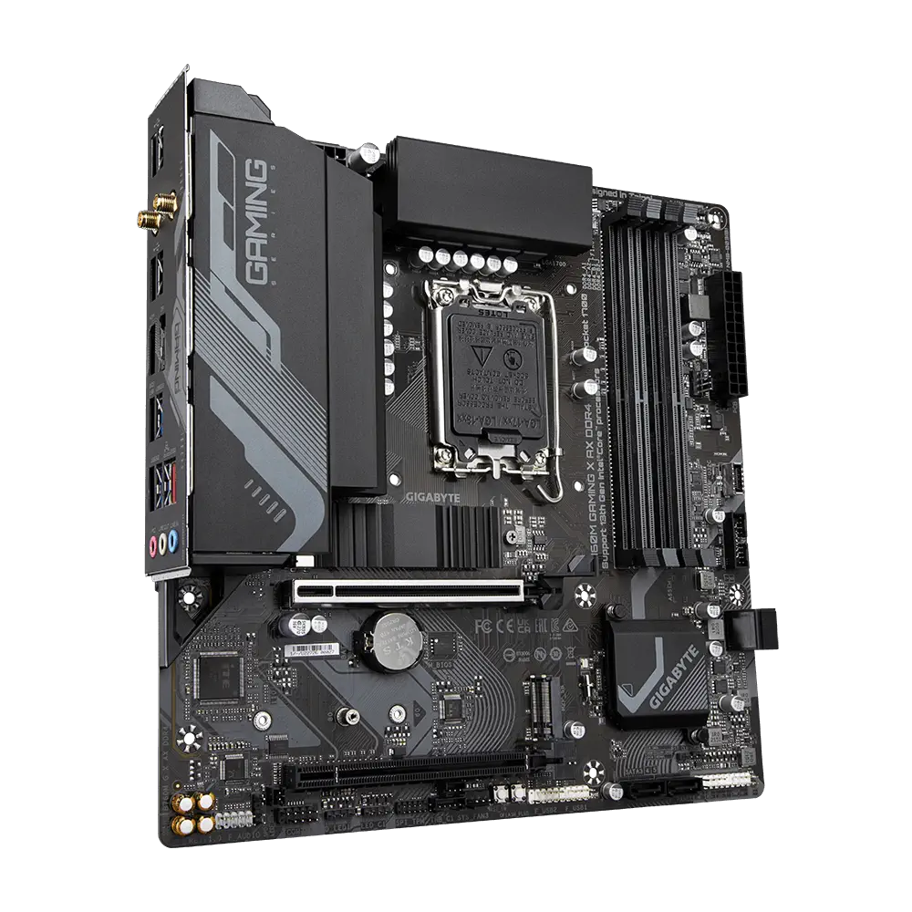 Gigabyte B760M Gaming X AX DDR4 Intel B760 Soket 1700 DDR4 5333MHz mATX Gaming (Oyuncu) Anakart