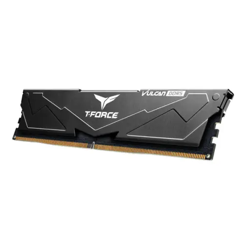 Team T-Force Vulcan 16GB(1x16GB) 6000Mhz DDR5 CL38 Siyah Gaming Ram (FLBD516G6000HC38A01)
