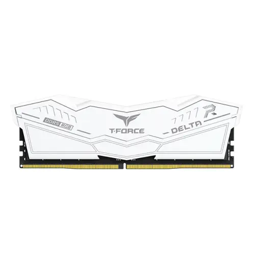Team T-Force DELTA RGB White 32GB(2x16GB) 7200Mhz DDR5 CL34 Gaming Ram (FF4D532G7200HC34ADC01)