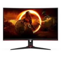 AOC 27″ C27G2ZE/BK 0.5ms 240Hz FreeSync Premium FHD VA Curved Gaming (Oyuncu) Monitör