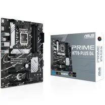 ASUS Prime H770-PLUS D4 Intel H770 Soket 1700 DDR4 5066(OC)MHz ATX Gaming (Oyuncu) Anakart