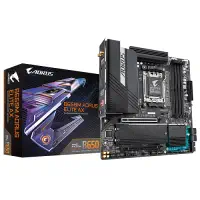 Gigabyte B650M AORUS ELITE AX AMD B650 Soket AM5 DDR5 6666(OC)MHz mATX Gaming (Oyuncu) Anakart