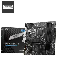 MSI PRO B760M-P Intel B760 Soket 1700 DDR5 6800(OC)MHz mATX Gaming (Oyuncu) Anakart