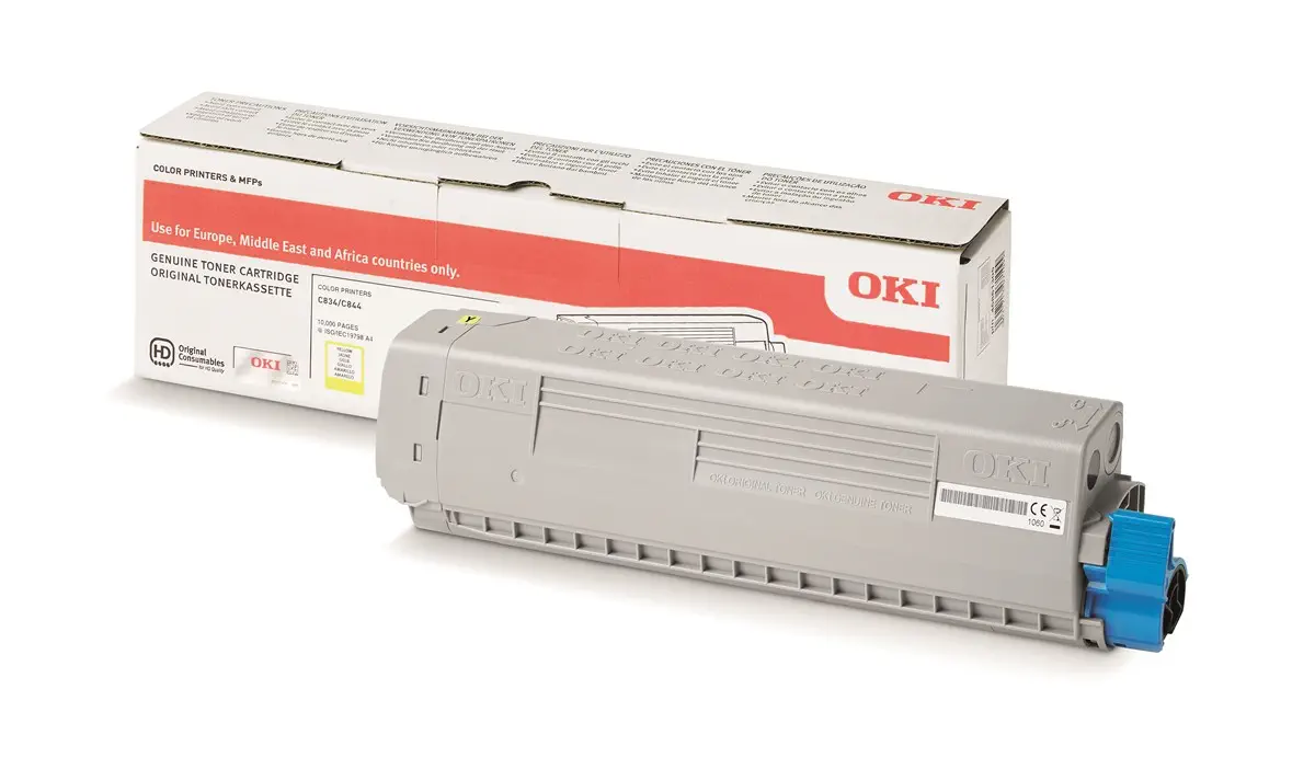 Oki 46861305 Y-C834/C844 Sarı Toner