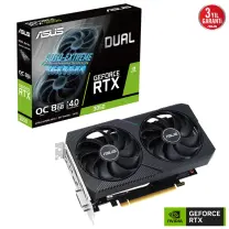 ASUS Dual GeForce RTX 3050 OC V2 DUAL-RTX3050-O8G V2 8GB GDDR6 128Bit DX12 Gaming (Oyuncu) Ekran Kartı