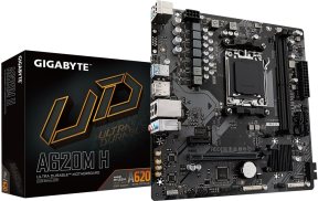Gigabyte A620M H AMD A620 Soket AM5 DDR5 6400(OC)MHz mATX Gaming (Oyuncu) Anakart