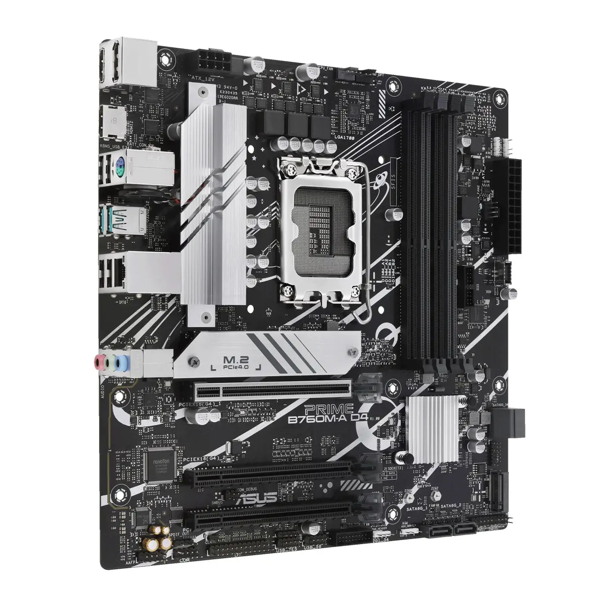 ASUS PRIME B760M-A D4/CSM Intel LGA1700 DDR4 5333(OC)MHz mATX Gaming (Oyuncu) Anakart 