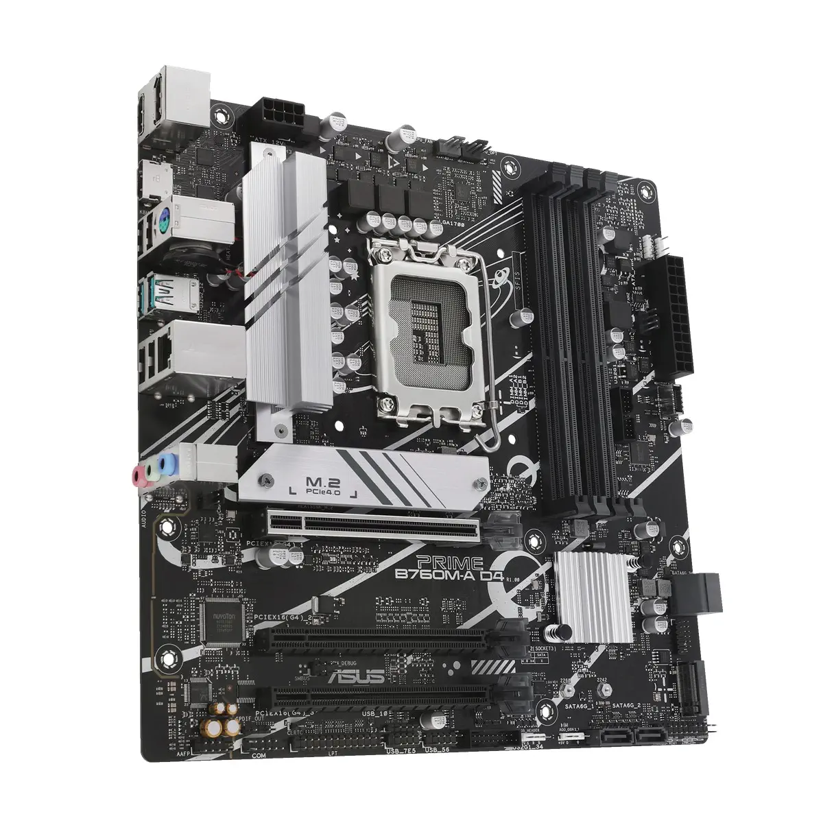 ASUS PRIME B760M-A D4/CSM Intel LGA1700 DDR4 5333(OC)MHz mATX Gaming (Oyuncu) Anakart 