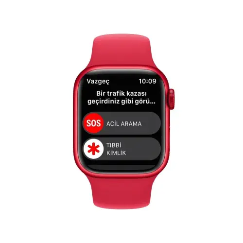 Apple Watch Series 8 GPS 41mm (PRODUCT)RED Alüminyum Kasa (PRODUCT)RED Spor Kordon - MNP73TU/A