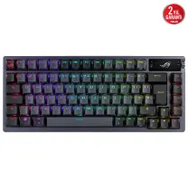 ASUS ROG Azoth NX/RD Switch Q TR Kablosuz RGB Gunmetal Mekanik Oyuncu Klavyesi