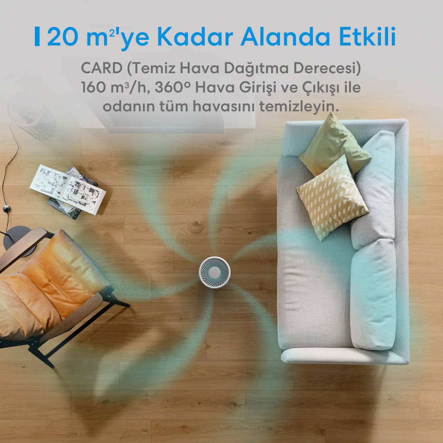  Meross Akıllı Hava Temizleyici MAP100