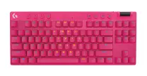 Logitech G Pro X Lightspeed Kablosuz Tactile  İngilizce Q Magenta Oyuncu Klavyesi - 920-012159