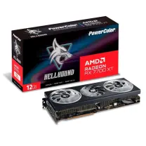 POWERCOLOR HELLHOUND RX 7700XT 12G-L/OC 12GB GDDR6 192Bit DX12 Gaming (Oyuncu) Ekran Kartı