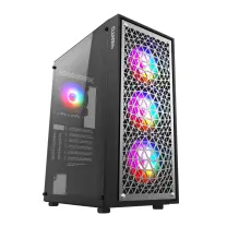 Vento VG18A FSP 650W 80+ 4x120mm RGB Fan Temperli Cam USB 3.0 Mesh ATX Mid-Tower Gaming (Oyuncu) Kasa