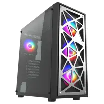 Vento VG12AL FSP 850W 80+ Bronz Gen5 4x120mm RGB Fan Temperli Cam USB 3.0 Mesh E-ATX Mid-Tower Gaming (Oyuncu) Kasa 