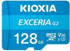 Kioxia Exceria LMEX2L128GG2 128GB 100MB/s Okuma Hızlı MicroSD Hafıza Kartı