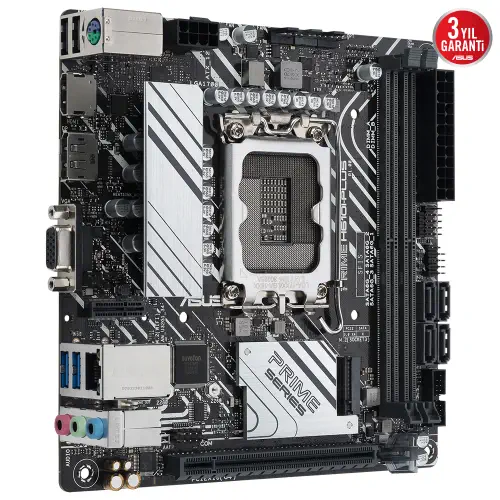 Asus Prime H610I-PLUS-CSM Intel Soket LGA1700 DDR5 5600Mhz Mini ITX Anakart