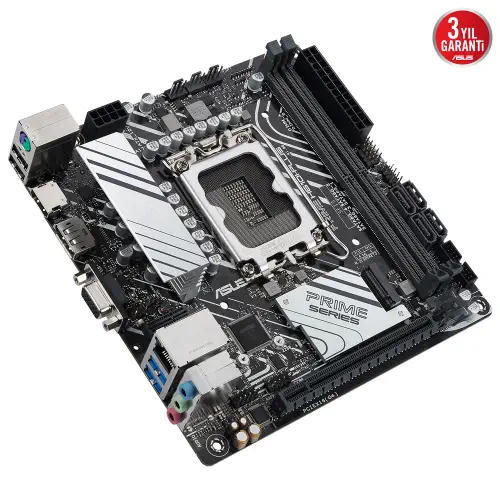 Asus Prime H610I-PLUS-CSM Intel Soket LGA1700 DDR5 5600Mhz Mini ITX Anakart