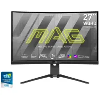 MSI MAG  275CQRXF 27″  Curved 1000R 240Hz 1ms Freesync Premium VA WQHD Gaming (Oyuncu) Monitör