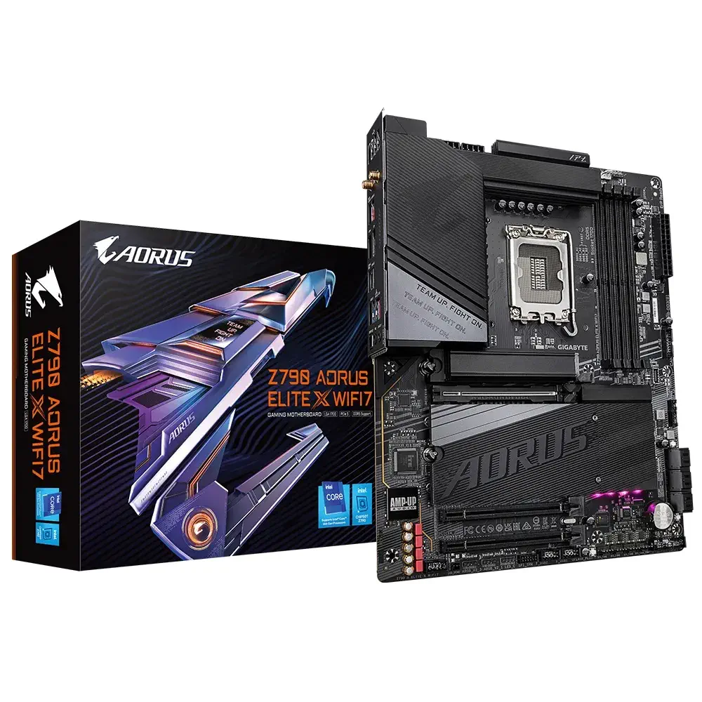 Gigabyte Z790 AORUS ELITE X WIFI7 Intel Z790 Soket 1700 DDR5 8266(OC)MHz ATX Gaming (Oyuncu) Anakart