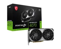 MSI GeForce RTX 4070 Ventus 2X E 12G OC GDDR6X 192Bit DX12 DLSS 3 Gaming (Oyuncu) Ekran Kartı