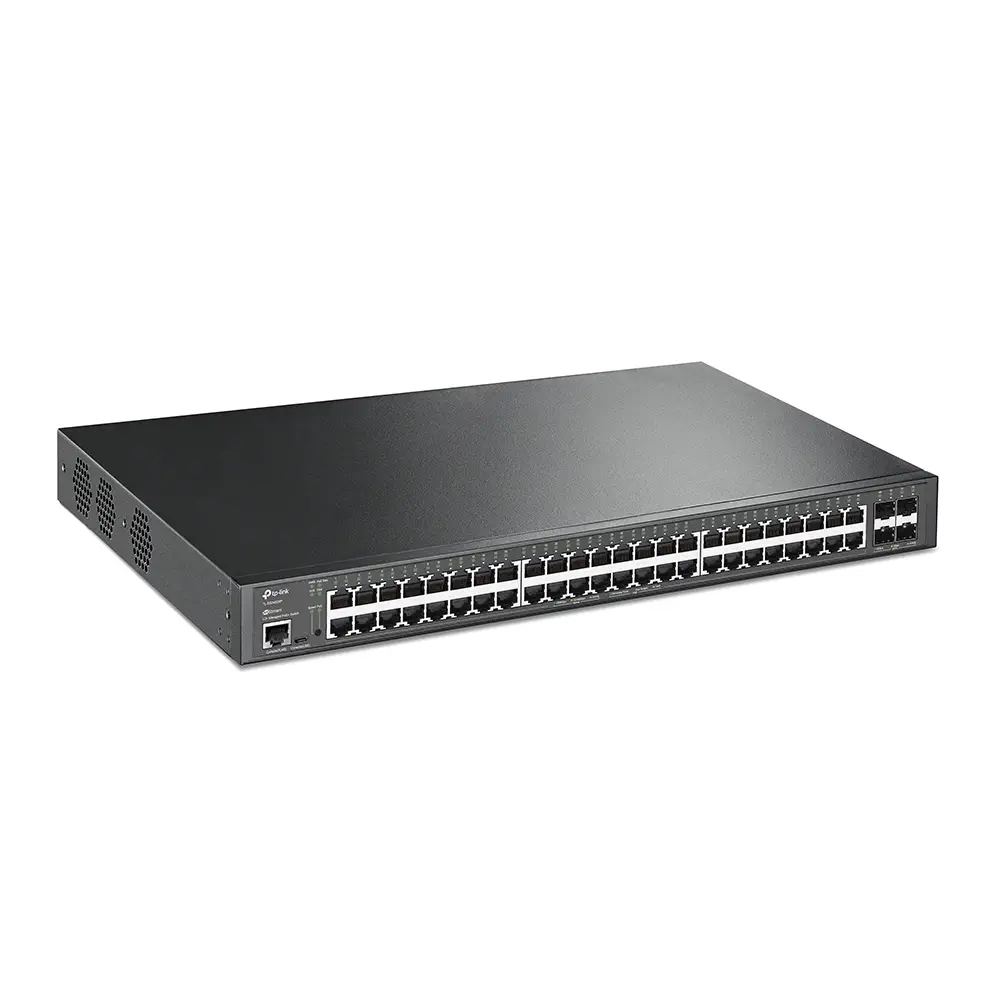 TP-Link Jetstream TL-SG3452XP 48 Port Gigabit ve 4 Port Gigabit L2 Yönetilebilir Switch