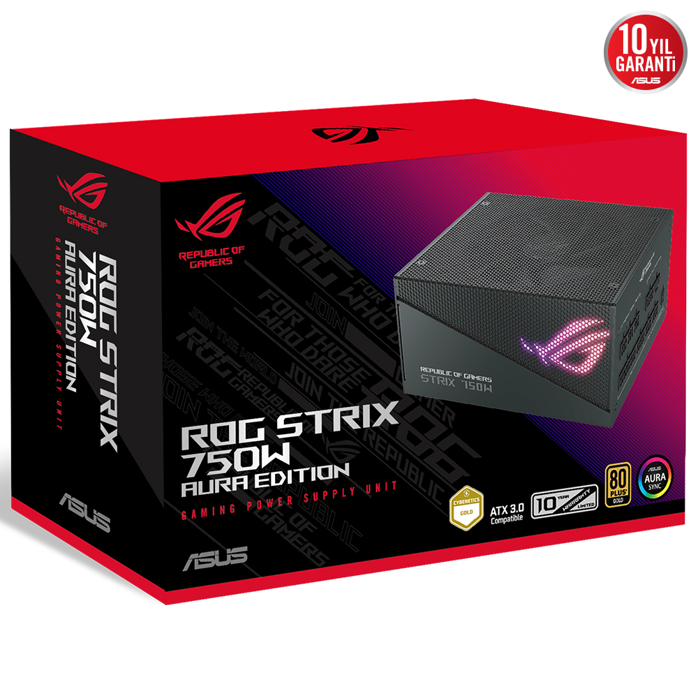 ASUS ROG-STRIX-750G-AURA 750W 80+ Gold Aura Edition Power Supply