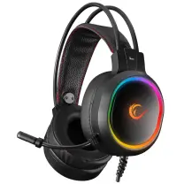 Rampage RM-K12 MANLY Siyah 7.1 Surround RGB Gaming (Oyuncu) Kulaklık