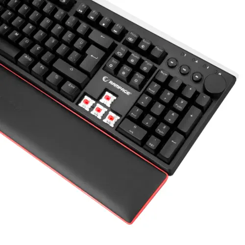 Rampage KB-R97 X-TRACER Siyah RGB Red Switch TR Gaming (Oyuncu) Klavye